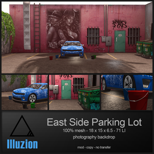 illuZion - East Side Parking Lot Backdrop