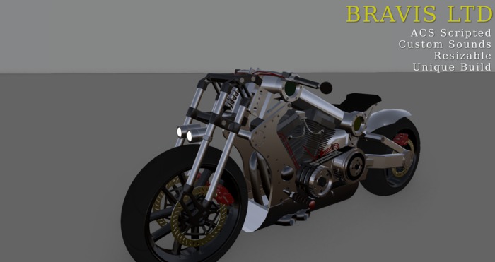 Bravis  GT P120 RH Chrome Motorcycle