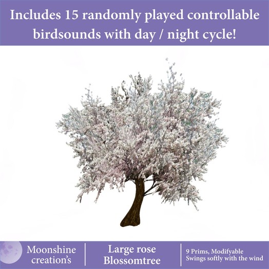 Large rose blossomtree