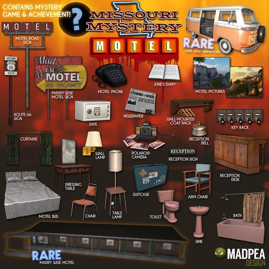 MadPea Missouri Mystery Motel - Newspaper