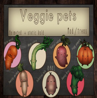 Second Life Marketplace - Birdy - Veggie Pals - Radical Raddish [box]