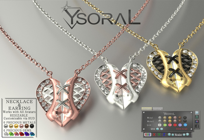 (BENTO)~~ Ysoral ~~  .: Set Luxe Caroline Ring bento & Necklace earrings:.
