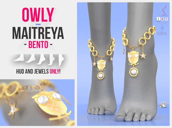 JEWEL . RING . FEET . FOOT . MAITREYA