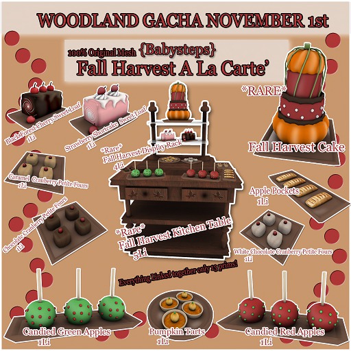 {Babysteps} Fall Harvest Cake RARE