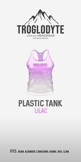 TROGLODYTE - Plastic Tank - Lilac - WEAR ME!
