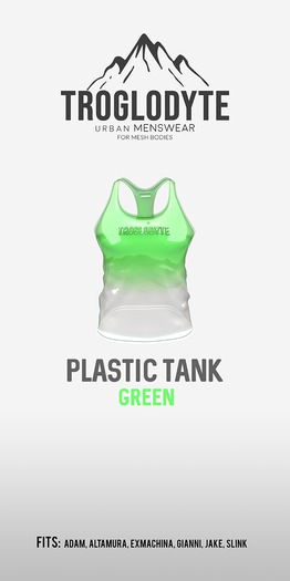 TROGLODYTE - Plastic Tank - Green - WEAR ME!