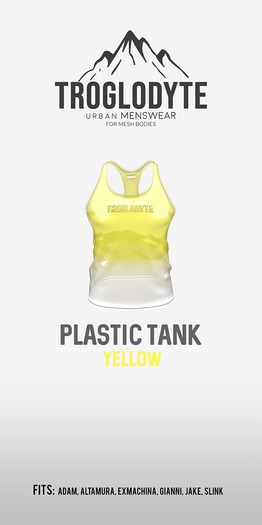 TROGLODYTE - Plastic Tank - Yellow - WEAR ME!