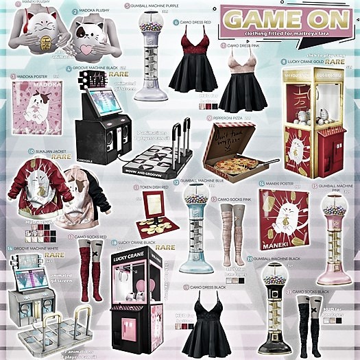 Caboodle - GAME ON COMPLETE  RARE OUTFIT