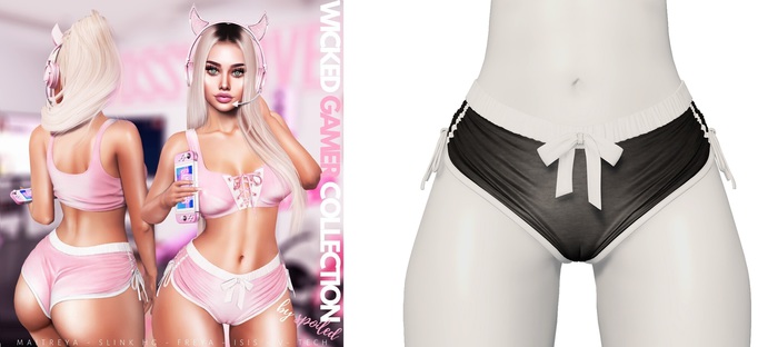 Spoiled - Wicked Ribbon Shorts Black