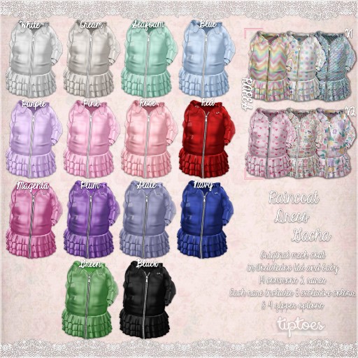 . tiptoes - Raincoat Dress - Blue [ B ]