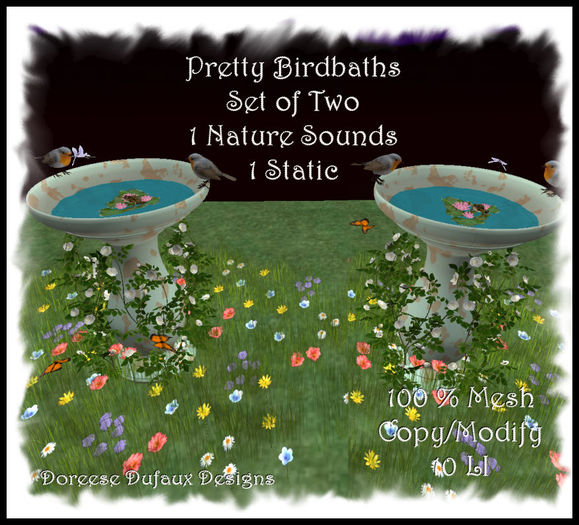 BIRDBATHS BOX