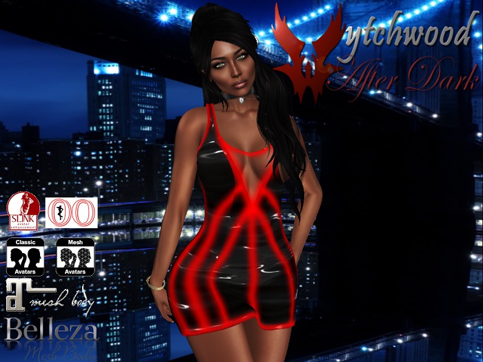 W-AD Neon Red Dress