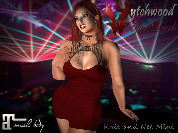 W-AD Bootay Dress- Knit Red