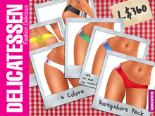 Delicatessen Fashion Delicious - Bootyshort Pack (6 colors)