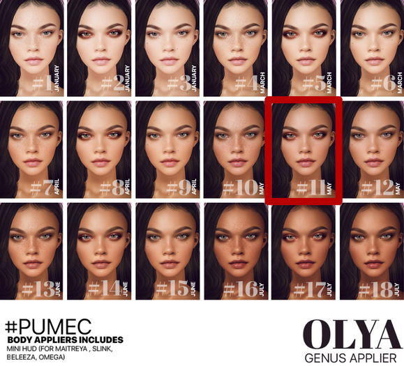 #11  [PUMEC]  -  OLYA  - MAY --- GENUS app.
