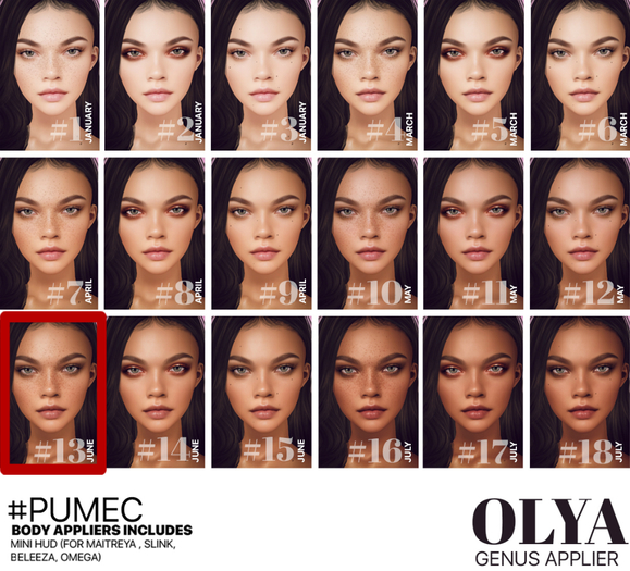 #13  [PUMEC]  -  OLYA  - JUNE --- GENUS app.
