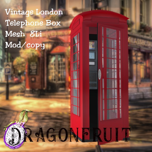 ~Dragonfruit~  British Phone Booth