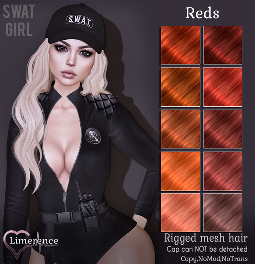 {Limerence} SWAT girl hair-Reds