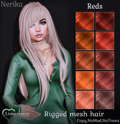 {Limerence} Nerika hair-Reds