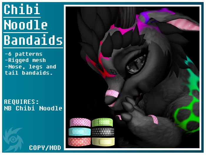 Chibi Noodle Bandaids