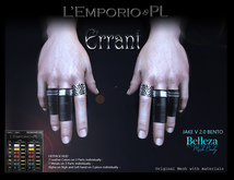 L'Emporio&PL::*Errant*::-Metal&Leather Rings-Belleza- Jake 2.0