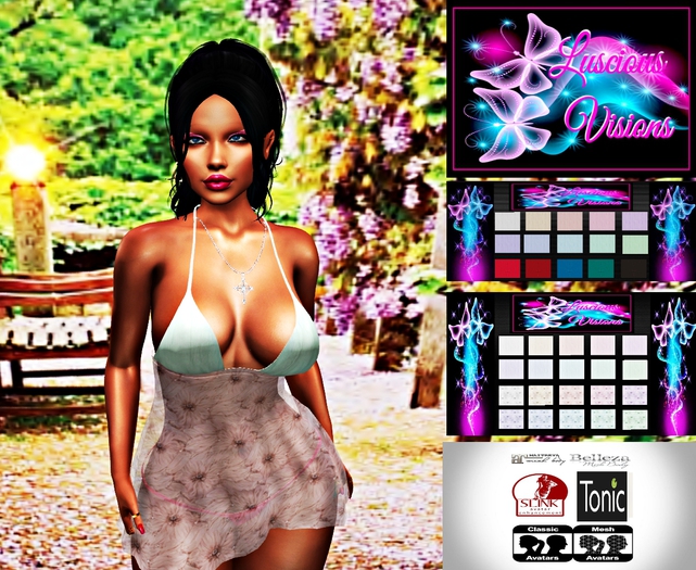 LV-Summer Mini Chiffon W/Hud