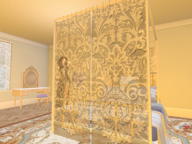 Malena Canopy Bed MP