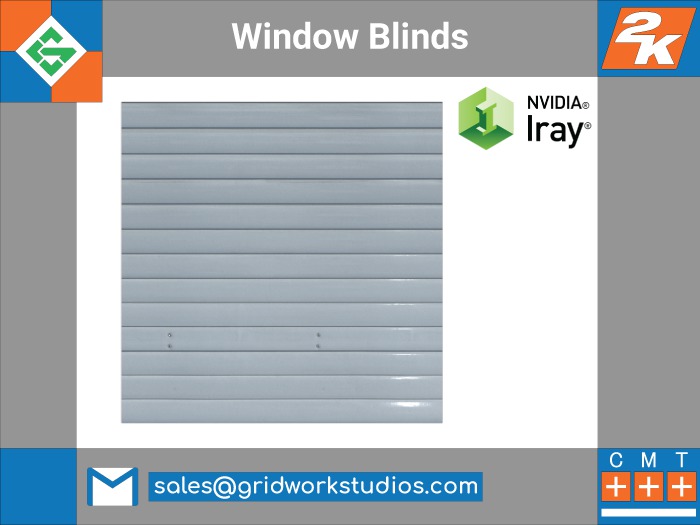 [ G.W.S. ] White Plastic Blinds