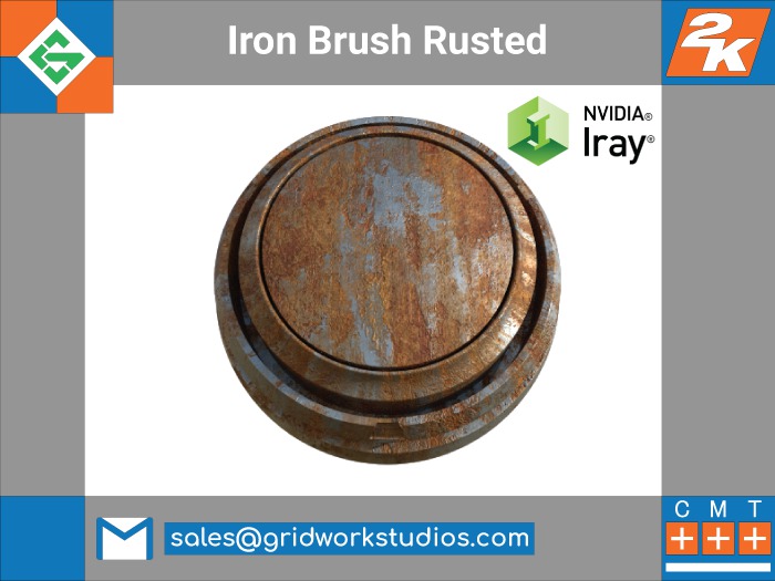 Metal: Brushed Metal Rusted
