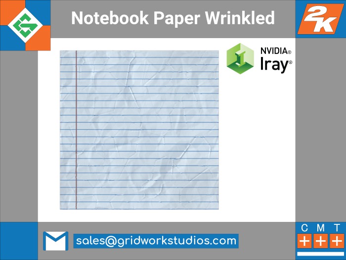 Notebook Paper Crumpled