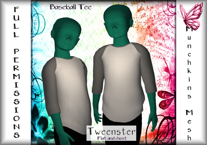 {M} [Full Perm Mesh] Baseball Tee