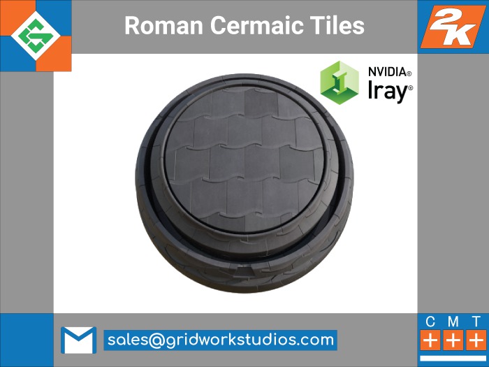[ G.W.S. ] Roofs: Ceramic Roman Tiles