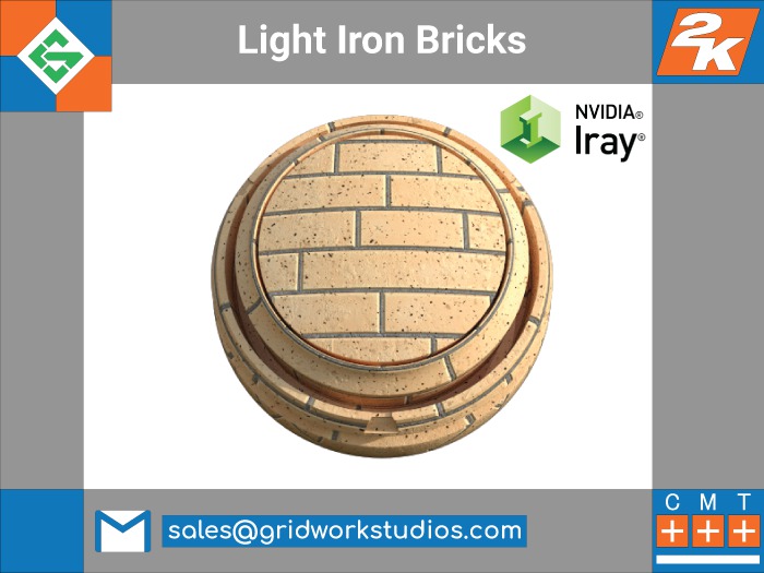 [ G.W.S. ] Walls: Light Iron Bricks