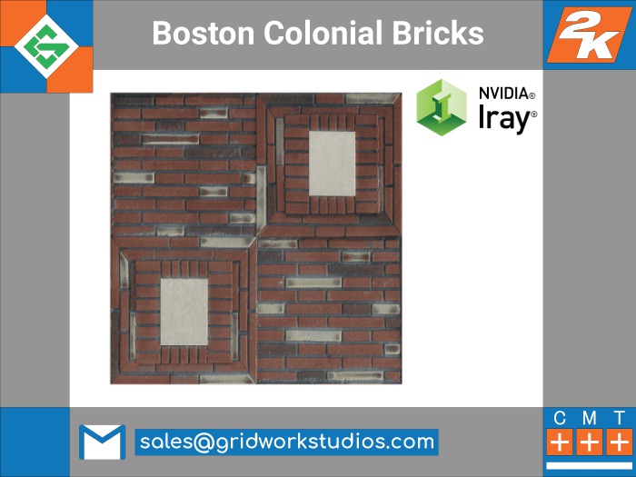 [ G.W.S. ] Walls: Boston Colonial Bricks