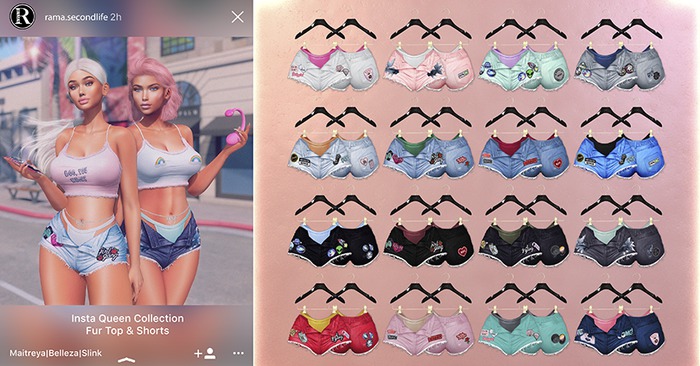 RAMA - Insta Queen Shorts 'FATPACK'