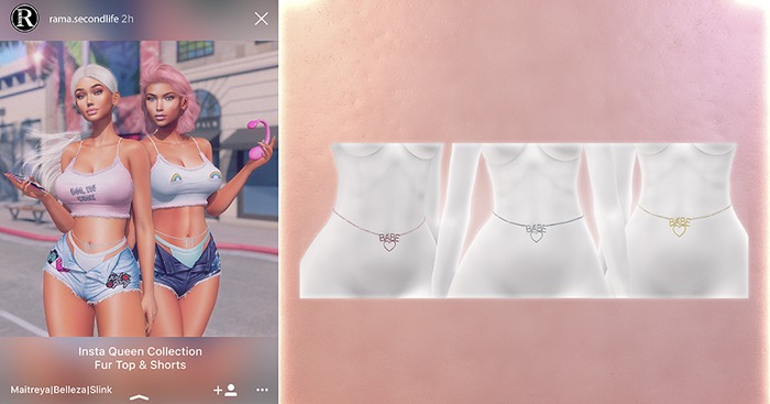 RAMA - Insta Queen Babe Belly Chain 'DEMO'