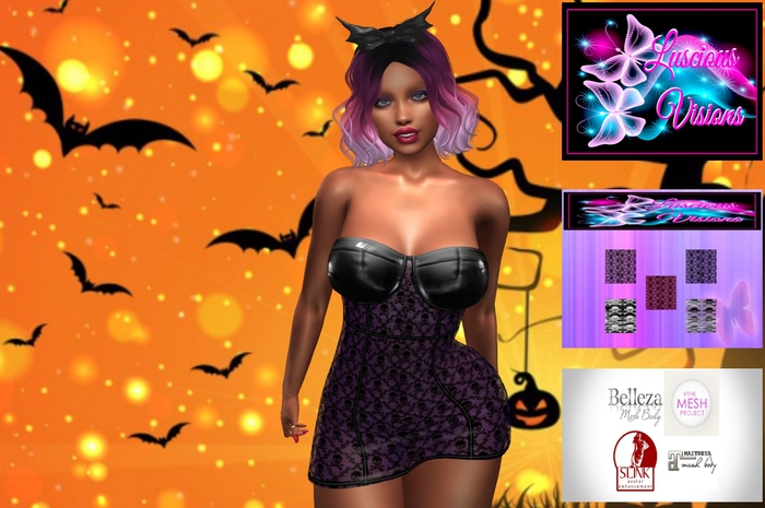 LV-Skull Dress W/Hud