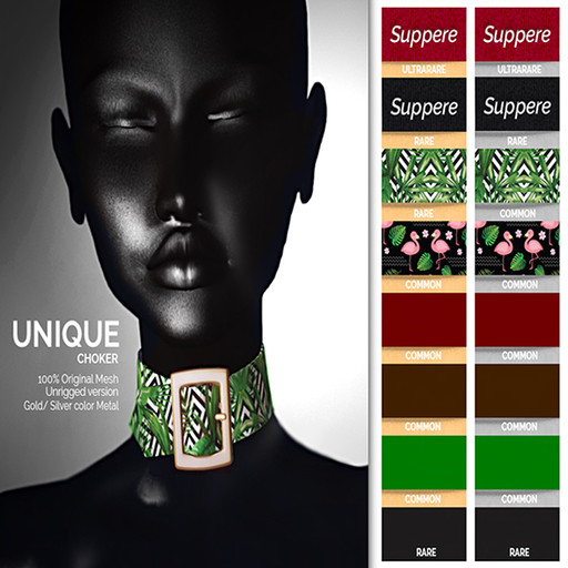 Touchic Chocker Unique Flamingo Siver 4# Common