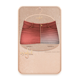 Cynful Ekaterina Jeans Skirt - Coral [Maitreya Lara, Belleza (Isis + Freya), Slink (HG), Legacy