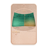 Cynful Ekaterina Jeans Skirt - Seagreen [Maitreya Lara, Belleza (Isis + Freya), Slink (HG), Legacy