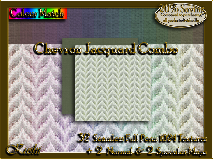 !Kushi! ChevronJacquardCOMBO Textures -WearToUnpack