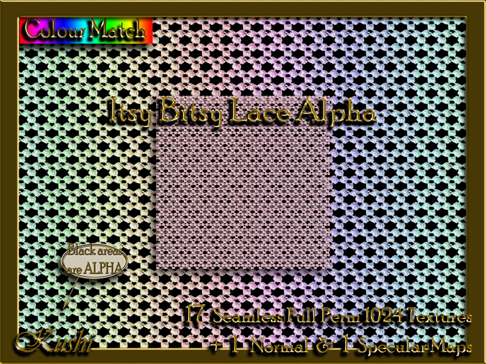 Itsy Bitsy Lace Alpha Textures