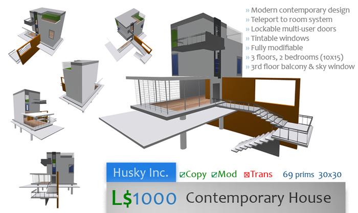 Husky Inc. Contemporary House