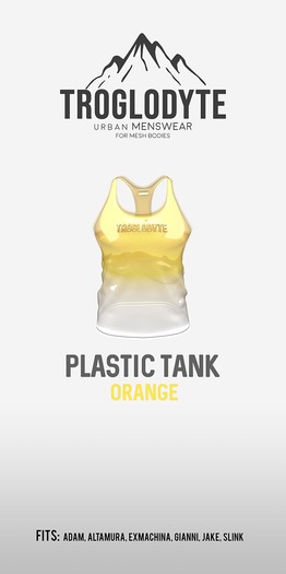 TROGLODYTE - Plastic Tank - Orange