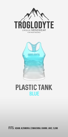TROGLODYTE - Plastic Tank - Blue - WEAR ME!