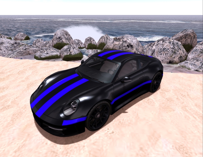 {SC} Komet -line blue Texture