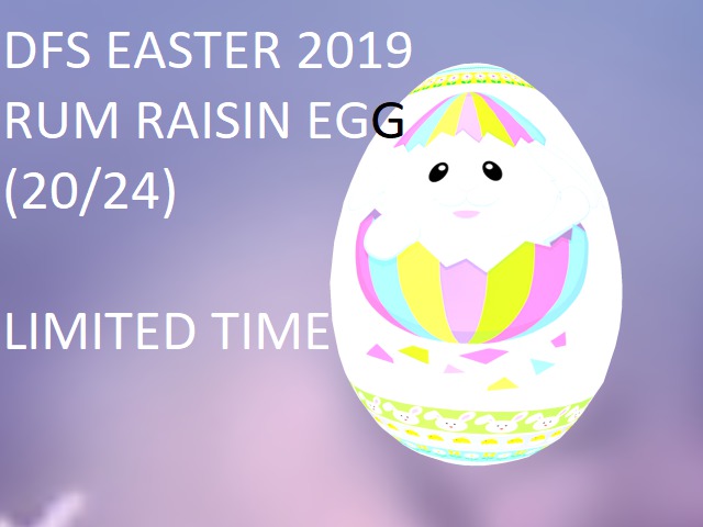 DFS Easter 2019 Rum Raisin Egg (20/24) 3