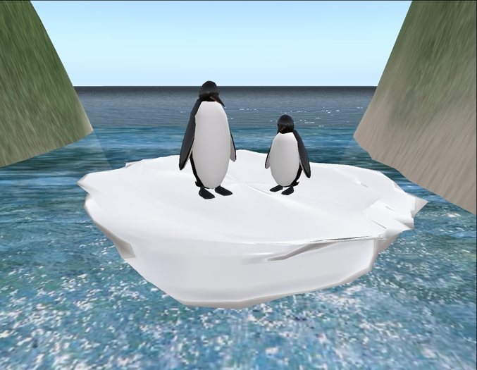 PINGUINS AND ICEBERG by Lilie Creations