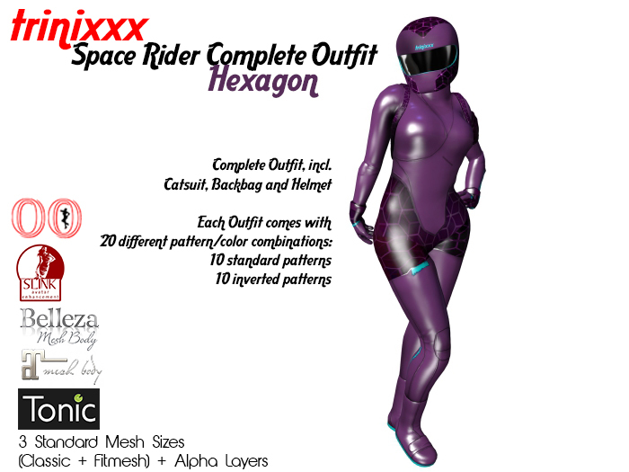 trinixxxx Space Rider Complete Outfit Hexagon