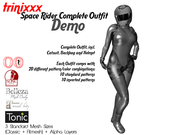 trinixxxx Space Rider Complete Outfit DEMO